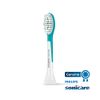 Philips Sonicare for Kids 7+ Genuine Replacement Toothbrush Heads, 2 Brush Heads, Turquoise and White, Standard, HX6042/94