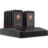 Restaurant Wireless Pager System 10 Beepers Guest Queuing Calling Touch Control