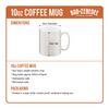 Skeleton - First I Drink The Coffee - Then I do The Things Mug (Blue)