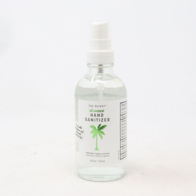 The Skinny All Natural Hand Sanitizer  4.0oz/118ml New