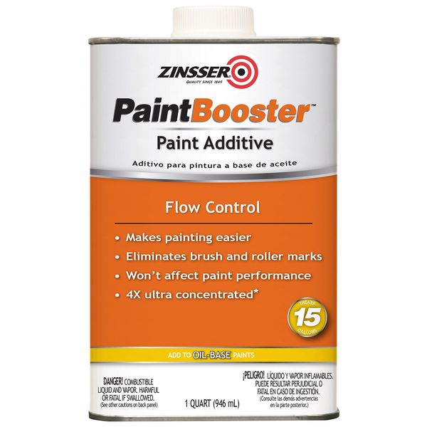 Zinsser PaintBooster 303838 Flow Control Paint Additive, Oil Based, Quart