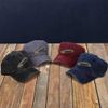 Vintage Washed Hat Harmonica Embroidery Cotton Dad Hats for Men & Women Buckle Closure Grey Design Only