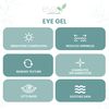 Anti-Aging Eye Gel - Luxurious Hydrating Under Eye Cream For Dark Circles and Puffiness, Bags, Crows Feet, Wrinkles - With Hyaluronic Acid & Skin-Firming Peptides Eye Serum (2 oz.)