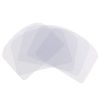 JIHUOO 20 Pcs Plastic Cake Scraper Transparent Cream Scraper Smoother Pastry Spatula Batter Scraper