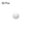 sourcing map 5mm POM Coin Ring Making Balls, Plastic Bearing Ball 50pcs