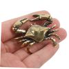 Cabilock Unique Single Hole Brass Crab Pull Knobs Decorative Hardware for Kitchen Bedroom Closet Doors