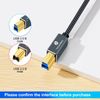 Thzzhnno USB 3.0 A to USB B Cable 0.5M, USB to type B Printer Cable Compatible with Docking Station, External Hard Drivers, Scanner, Printer