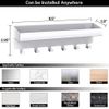 KingAcc Key Holder for Wall Decorative, Wall Mounted Key and Mail Organizer,