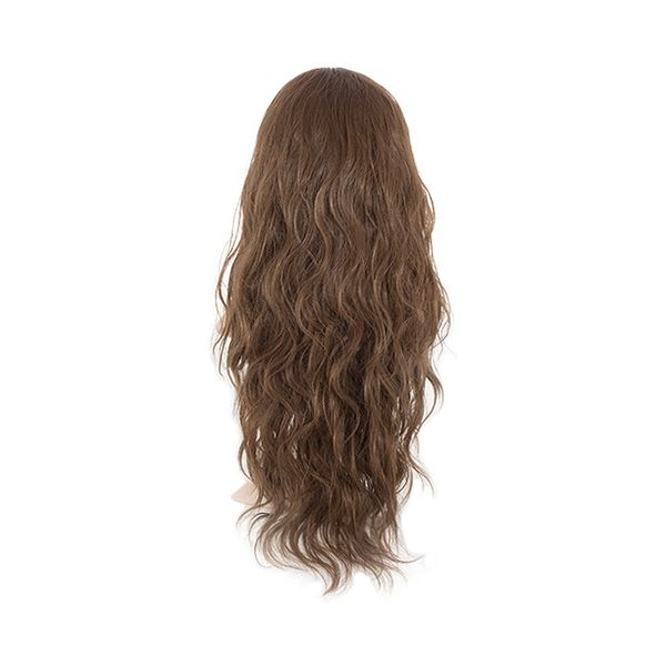 Grace Loose Beach Wave Half Head Wig in Chestnut Brown