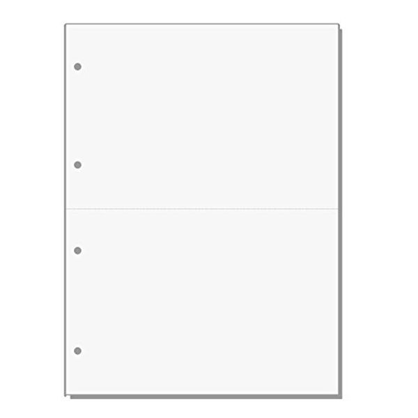 Mita Printer 帳票 Paper kn2400 (A4 Size Blank 2 Surface 4 Hole), 1000 Pieces