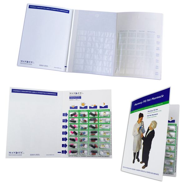 Pill Pak Tri-fold - Weekly Four Times a Day Blister Pack - Item 149 jumbo