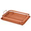 Copper Chef Copper Crisper Non-Stick Oven Baking Tray with Crisping Basket, 2 Piece Set