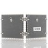 4x4 Silver Metal Sparkle Double Frame - Midnight Blue