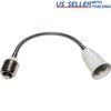 12-Inch Light Bulb Extension Flexible Gooseneck Standard Medium Base E26 LED CFL