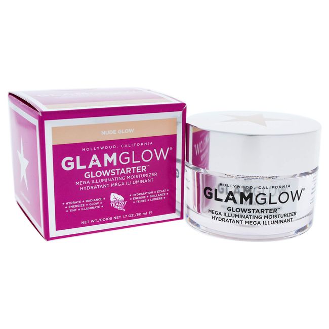 Glamglow Glowstarter Mega Illuminating Moisturizer, 1.7 oz - Nude Glow for All Skin Types, Unisex