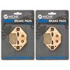 NICHE Brake Pad Set for Polaris Phoenix 200 0454664 Front (Ceramic) 2 Pack