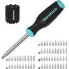 DURATECH 60-in-1 Multi-Function Screwdriver Sets, Multi-Bit Screwdriver Sets with Phillips, Slotted, Square and Torx, Storage Case Design, Suitable for Machine Maintenance and DIY Repair