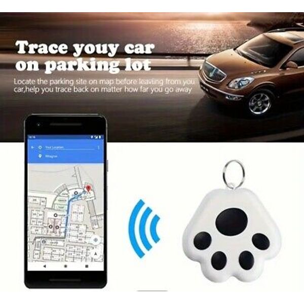 1pc Mini Fashion Cute Smart Dog Pets GPS Tracker, Anti-Lost blue color