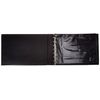 7-Ring 3-on-a-Page Business Check Book Binder - Black