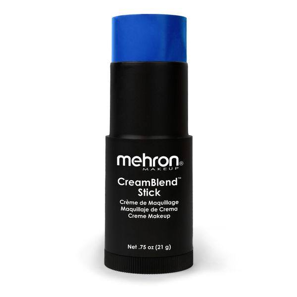 Mehron Makeup CreamBlend Stick - Body Paint (.75 oz) (Blue)