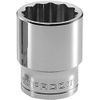 Facom S.16 Bi-Hex Socket, 1/2" Square Drive, 16mm