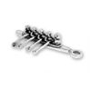 Sterling Silver 3D Four Man Crew Plus Coxswain Competitive Rowing Charm