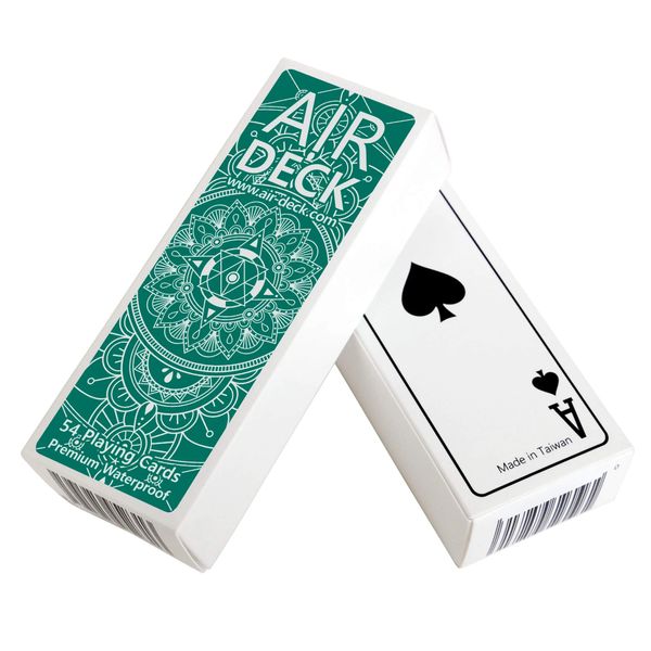 Air Deck 2.0 Air Deck 2.0 Compact Durable Lightweight Waterproof Playing Cards (Green Mandala)