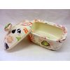 handmade butterdish in seashore design