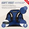 Puppia Soft Jacket Harness, Extra Large, Black