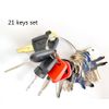 21 Keys set for Case CAT Komatsu Bobcat Heavy Equipment Construction