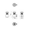 三栄 Water Faucet Shower Kitchen Shower PM207