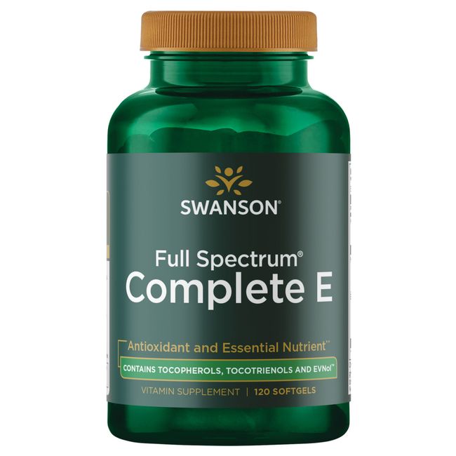 Swanson Full Spectrum Vitamin E with Tocotrienols - Promotes Heart Health and