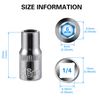 [13pcs] Durable 6mm Socket, 1/4 socket set,Shallow Socket 1/4 Inch Drive 6mm 6 Point, CORROSION RESISTANCE