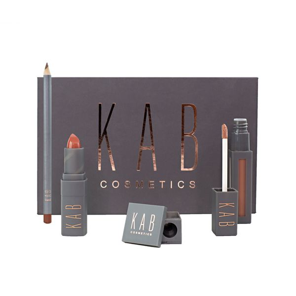 KAB Cosmetics Lip Kit (Chocolate Chip Pudding)