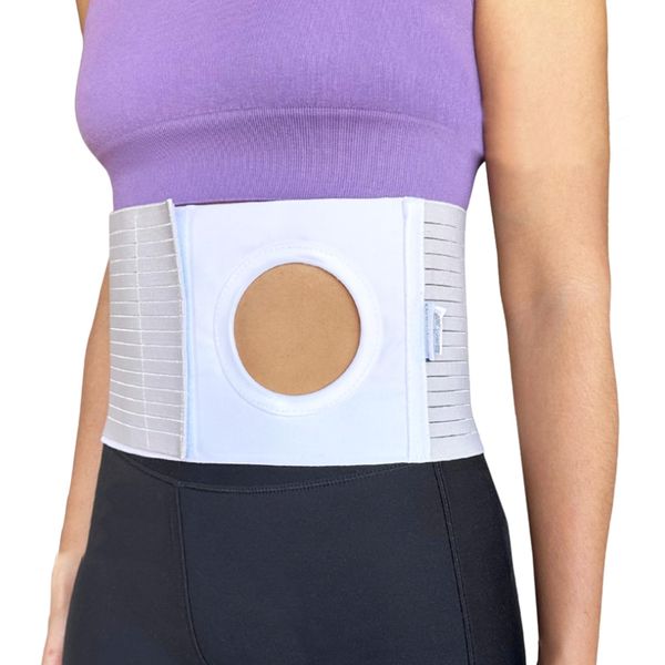 OrtoPrime Kolostomiegürtel für Erwachsene Unisex – Komfort-Stomagürtel – Kolostomiegürtel für Männer und Frauen – Zubehör für Kolostomiegürtel Gürtel für Bauchhernienchirurgie (Größe XL 105–115 cm)