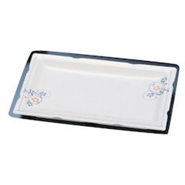 Melamine "? Apple" Length Square Plate Small – Medium – 336 K [Number] rty69336