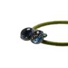 [TAMARUSAN] Tamarusan Marble Hair Elastic Blue Rhinestone Small Gift Heart