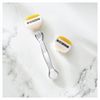 Gillette Venus Comfortglide with Olay Coconut Womens Razor Handle + Blade Refills, Silver, 2 Count