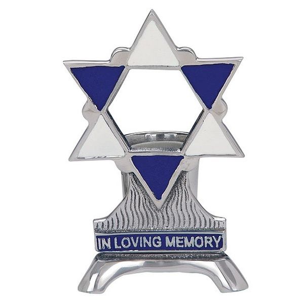 Electric Yahrzeit Memorial Holder with bulb