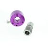 Aluminum Quick Release Steering Wheel Hub, Hex, 5/8 Inch