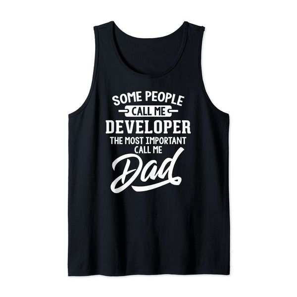 Fathers Day Design for a Developer Dad Tank Top
