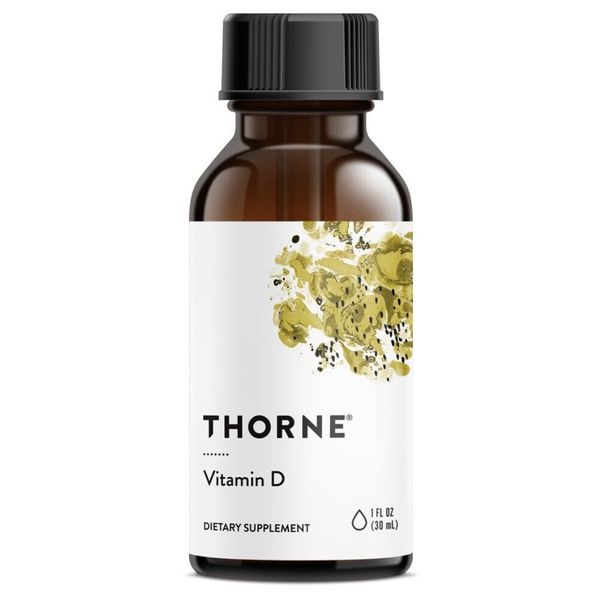 Thorne, Vitamin D Liquid, 1 fl oz (30 ml) Always Fresh Dates, Free Shipping