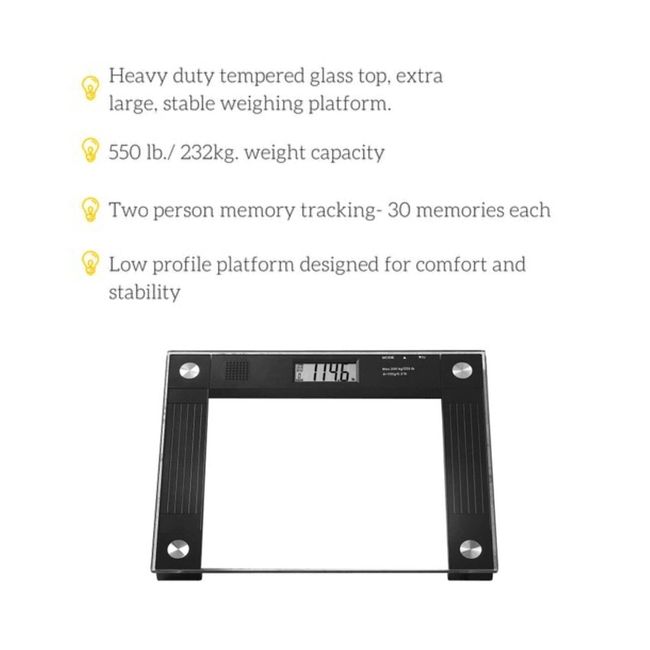 Extra Wide Talking Scale