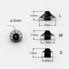 Phonak Compatible Hearing Aid Domes Open Smokey 8mm Medium 20 Pcs Pack