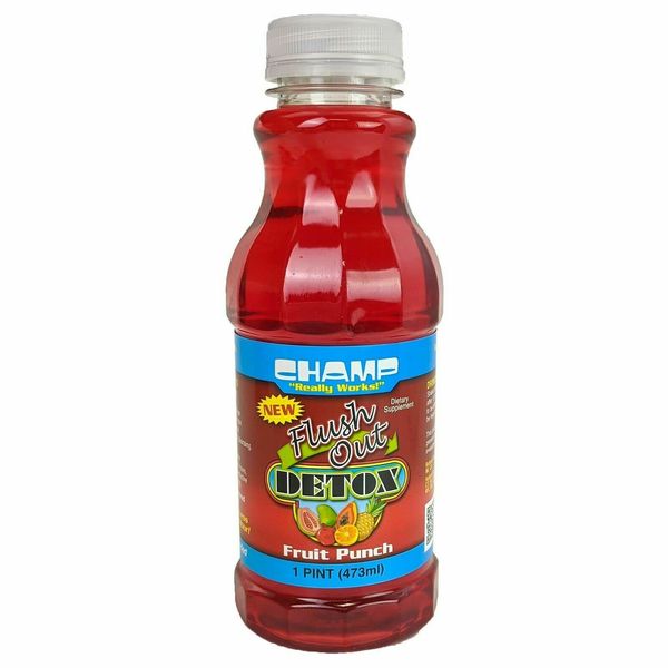 Champ Flush Out Detox Drink - Fruit Punch 16 oz