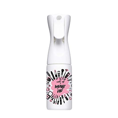 MJDFS Stylist Airless Aerosol water Dispenser, Refillable Super Fine Mist Spray bottles, Good for watering plants, Showering Pets, Trigger sprayer for Hair, Pink Makeup
