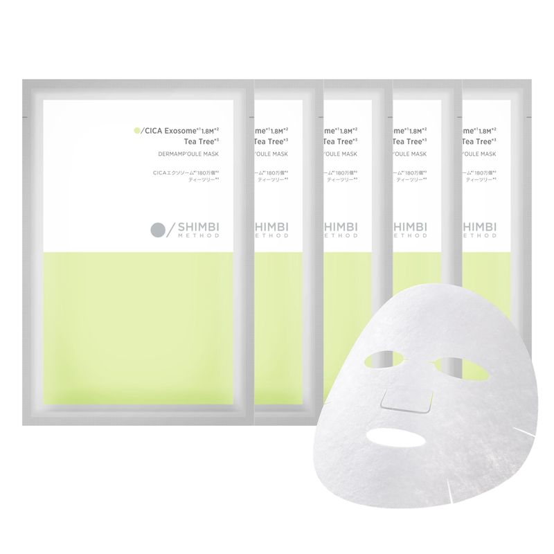 SHIMBI Derman Pull Mask, CICA Exosome x Tea Tree, 5 Pieces, Simbi ...