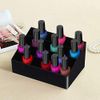 TRIXES Lipstick Holder Make Up Organiser – 24 Compartments – Acrylic Cosmetic Case for Dressing Table Storage – Colour Black