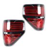 Pair Tail Lights For Ford F-150 2009-2014 Pickup Left+Right Side Halogen Red
