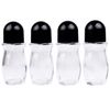 Refillable Glass Roll-On Deodorant Bottles (4-Pack) - Empty - 1.7 Oz (50 ml) - With Stickers - Twist Cap - For Homemade Natural Deodorant, Sunscreen, Moisturizer, etc.